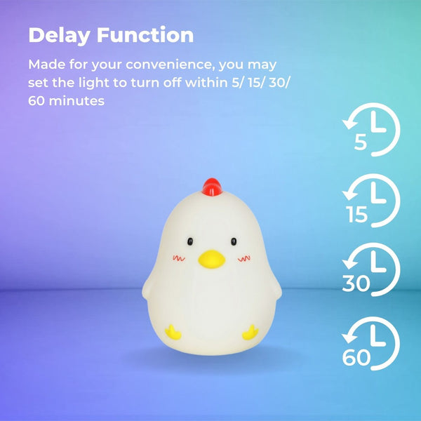 Muid Sleepy Chicken Night Lamp Function Only White HM--103-MUID Deals499