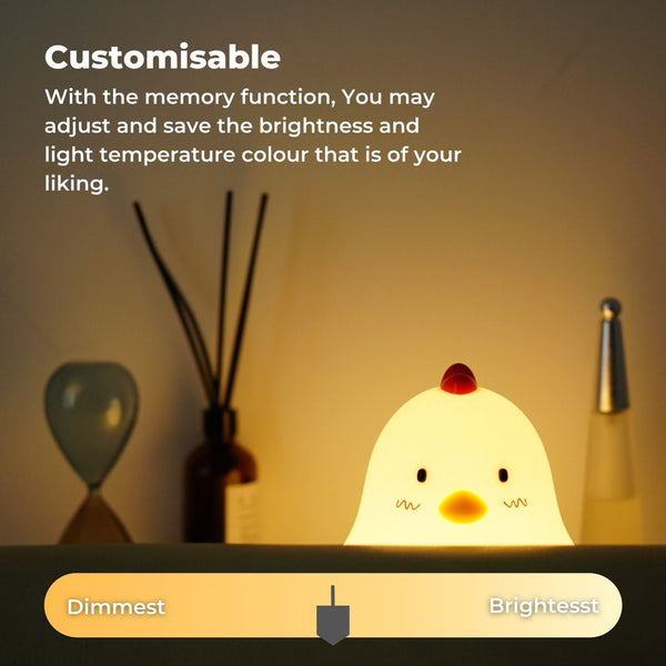 Muid Sleepy Chicken Night Lamp Function Only White HM--103-MUID Deals499