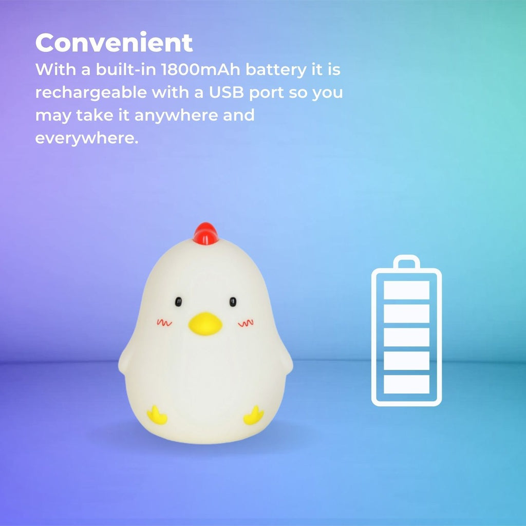 Muid Sleepy Chicken Night Lamp Function Only White HM--103-MUID Deals499