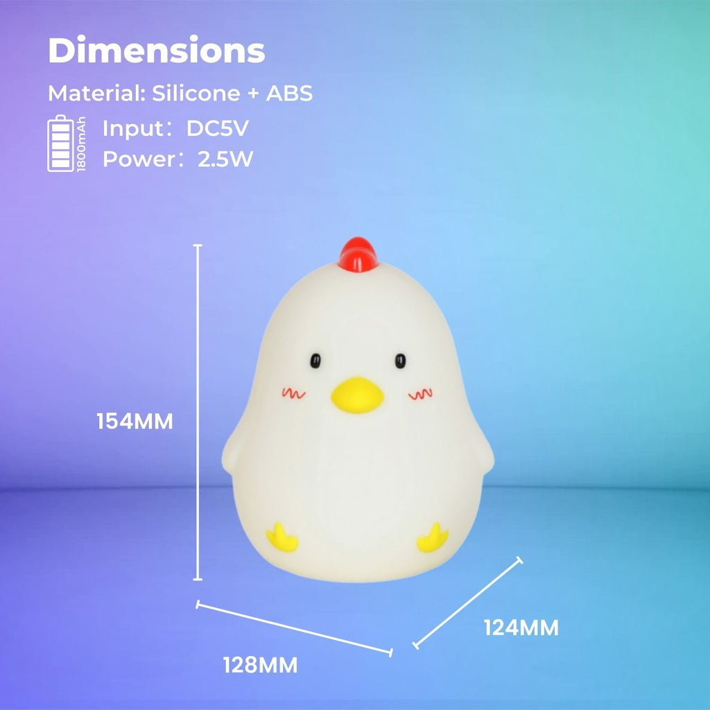 Muid Sleepy Chicken Night Lamp Function Only White HM--103-MUID Deals499