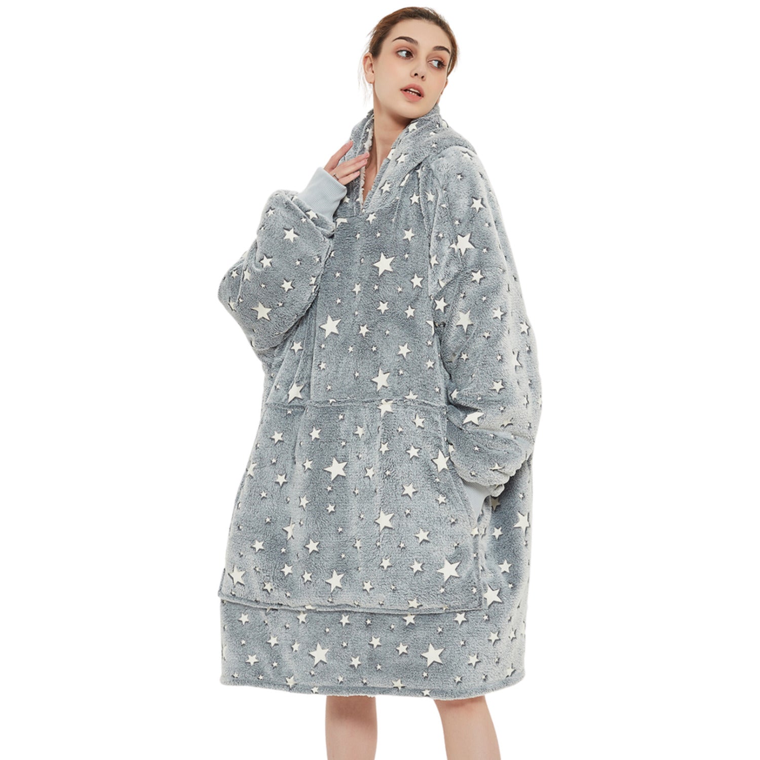 GOMINIMO Hoodie Blanket Glow In Dark Star HM-HB-102-AYS from Deals499 at Deals499