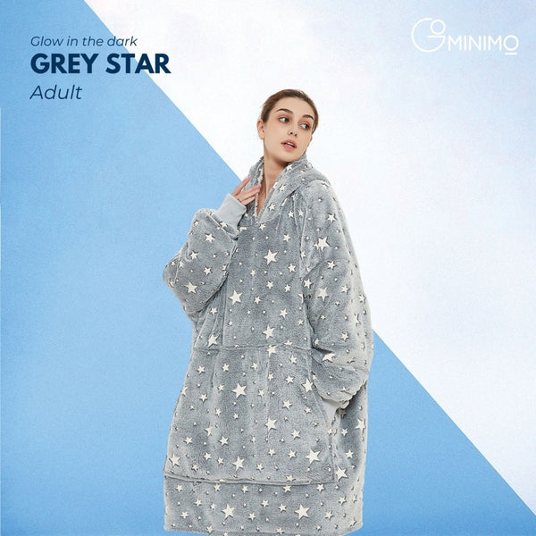 GOMINIMO Hoodie Blanket Glow In Dark Star HM-HB-102-AYS from Deals499 at Deals499