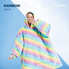 GOMINIMO Hoodie Blanket Rainbow Design HM-HB-103-AYS from Deals499 at Deals499