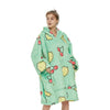 GOMINIMO Hoodie Blanket Green Cherry Lemon HM-HB-105-AYS from Deals499 at Deals499