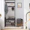 VASAGLE Coat Rack Stand Height 183 cm Hazelnut Brown and Black HSR040B04 Deals499