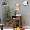 VASAGLE Storage Cabinet with Shelves and Louvered Door BBK44BX Deals499
