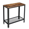 VASAGLE Industrial Side Table Rustic Brown LET31BX Deals499