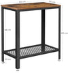 VASAGLE Industrial Side Table Rustic Brown LET31BX Deals499