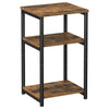 VASAGLE Vintage Brown Side Table with Storage shelf LET273B01 Deals499