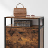 VASAGLE Shoe Cabinet with 2 Compartments Hallway for 8-12 Pairs of Shoes LBS800B01 Deals499