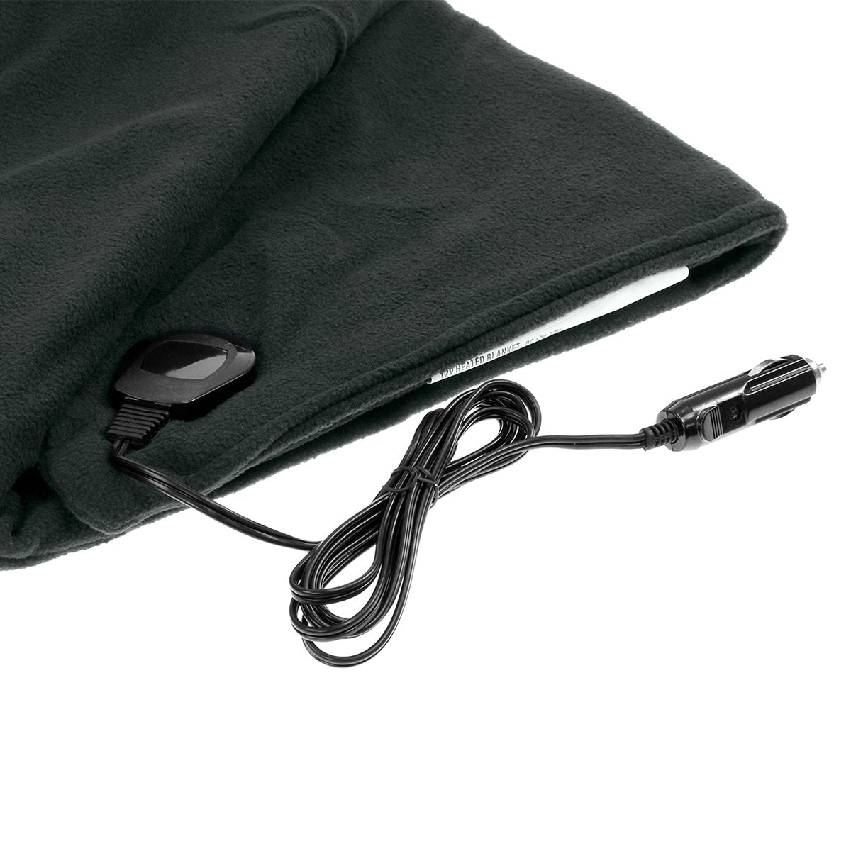 Laura Hill Heated Electric Car Blanket 150x110cm 12v - Black from Deals499 at Deals499