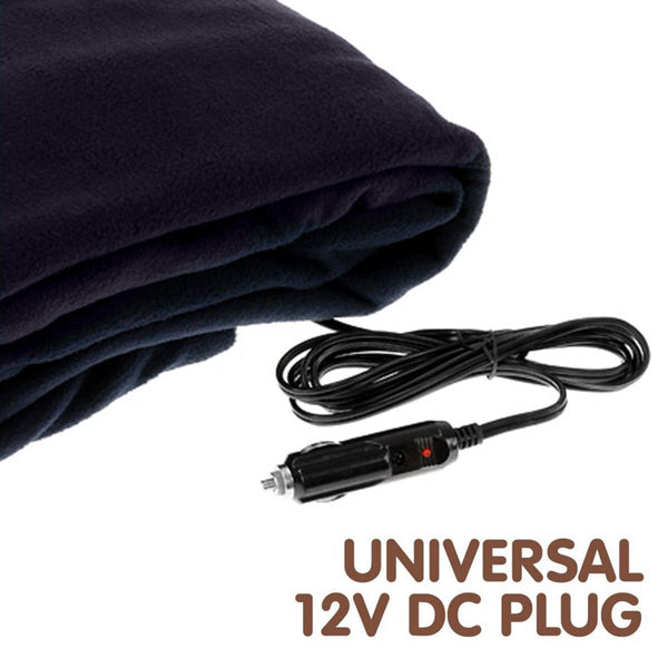 Laura Hill Heated Electric Car Blanket 150x110cm 12v - Blue from Deals499 at Deals499