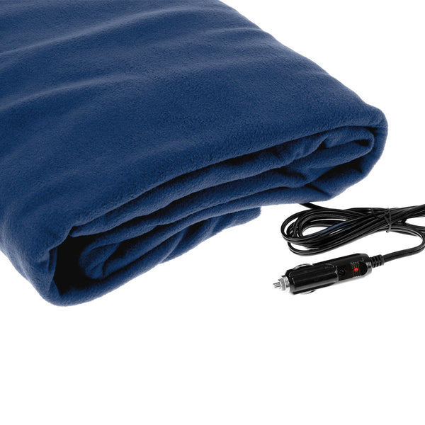 Laura Hill Heated Electric Car Blanket 150x110cm 12v - Navy Blue from Deals499 at Deals499
