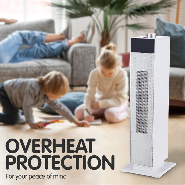Pronti Electric Tower Heater PTC Ceramic 2000W White from Deals499 at Deals499