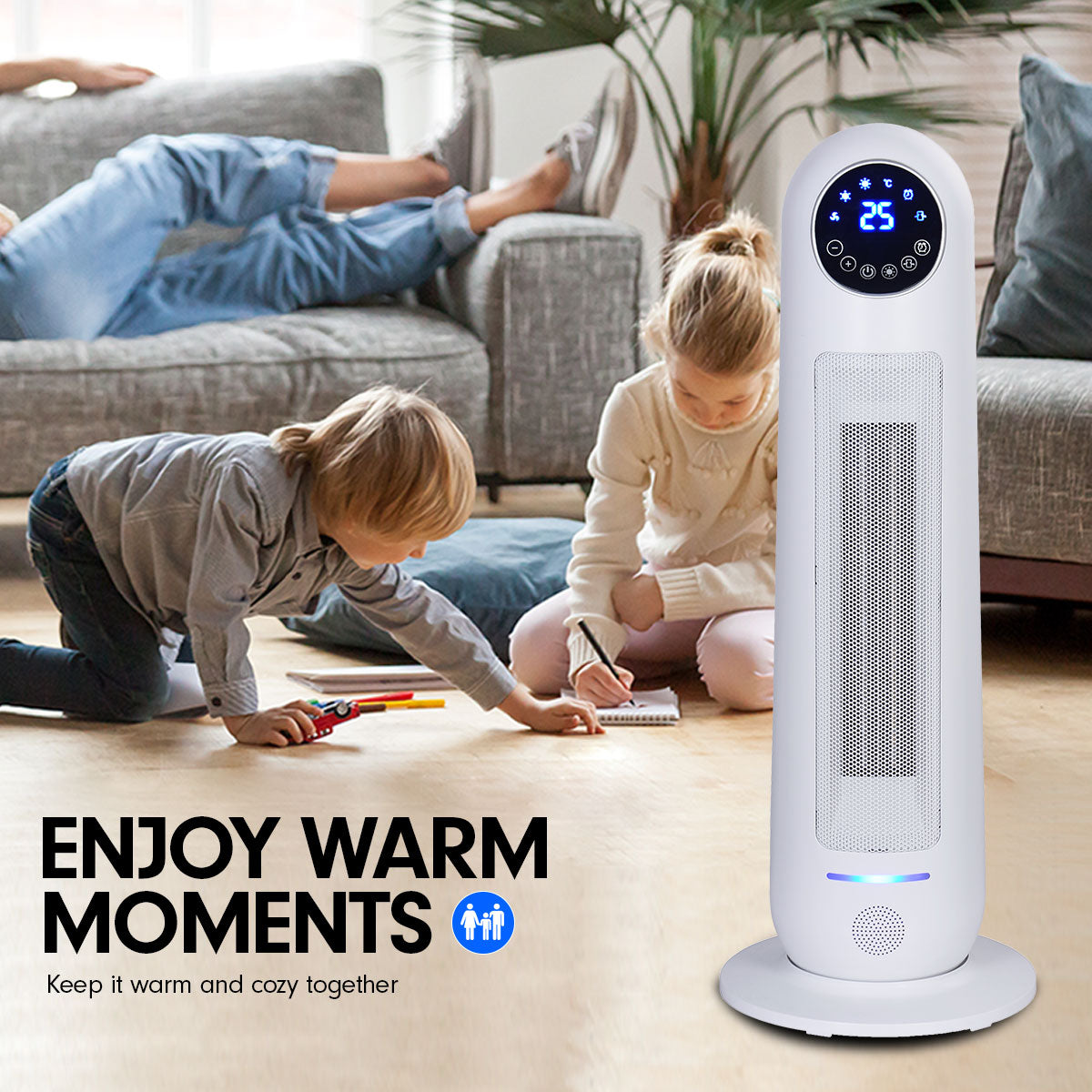 Pronti Electric Tower Heater 2200W Remote Control - White from Deals499 at Deals499