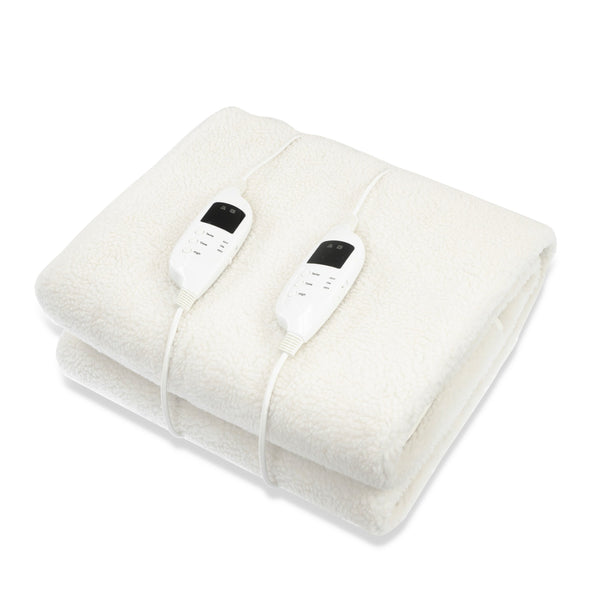 Laura Hill Electric Blanket Heated Fitted King Size Bed Safety 9 Heat Levels from Deals499 at Deals499