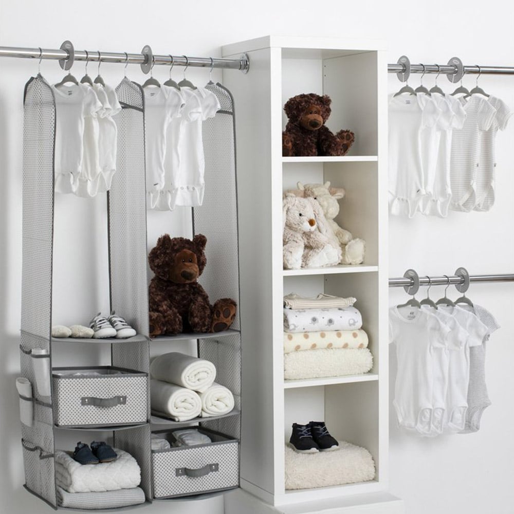 Delta Children 24 Piece Nursery Storage Set - Cool Grey Cool Grey from Deals499 at Deals499