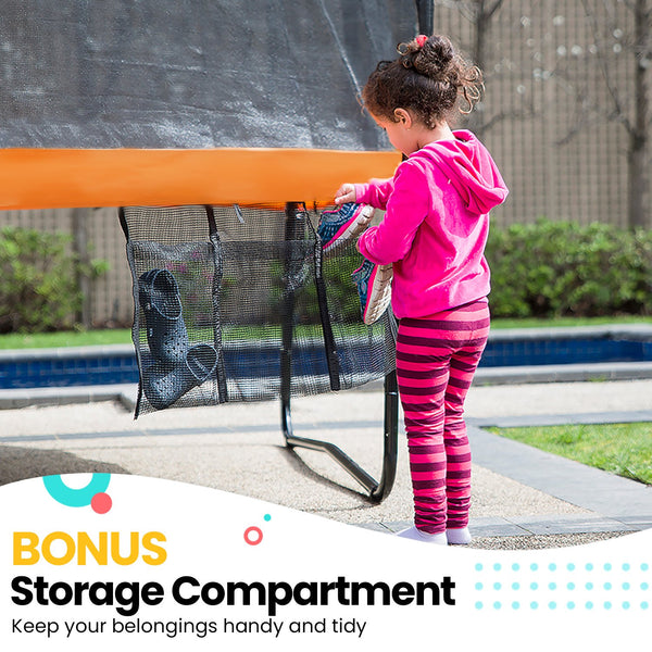 Kahuna Twister 14ft Springless Trampoline Outdoor Kids Safety Net Pad Mat from Deals499 at Deals499