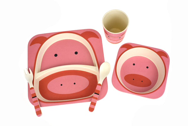 BAMBOOZOO DINNERWARE PIG 5PCS Deals499