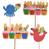 CAKE TOPPER BIRTHDAY ANIMAL STICK 9PC Deals499