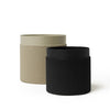 Tree Stripes Sand Coated Collar Pot in Sandshell (Small) Deals499