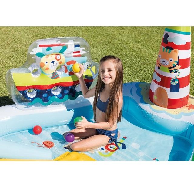 INTEX Fishing Fun Play Center Inflatable Kiddie Pool 57162NP Deals499