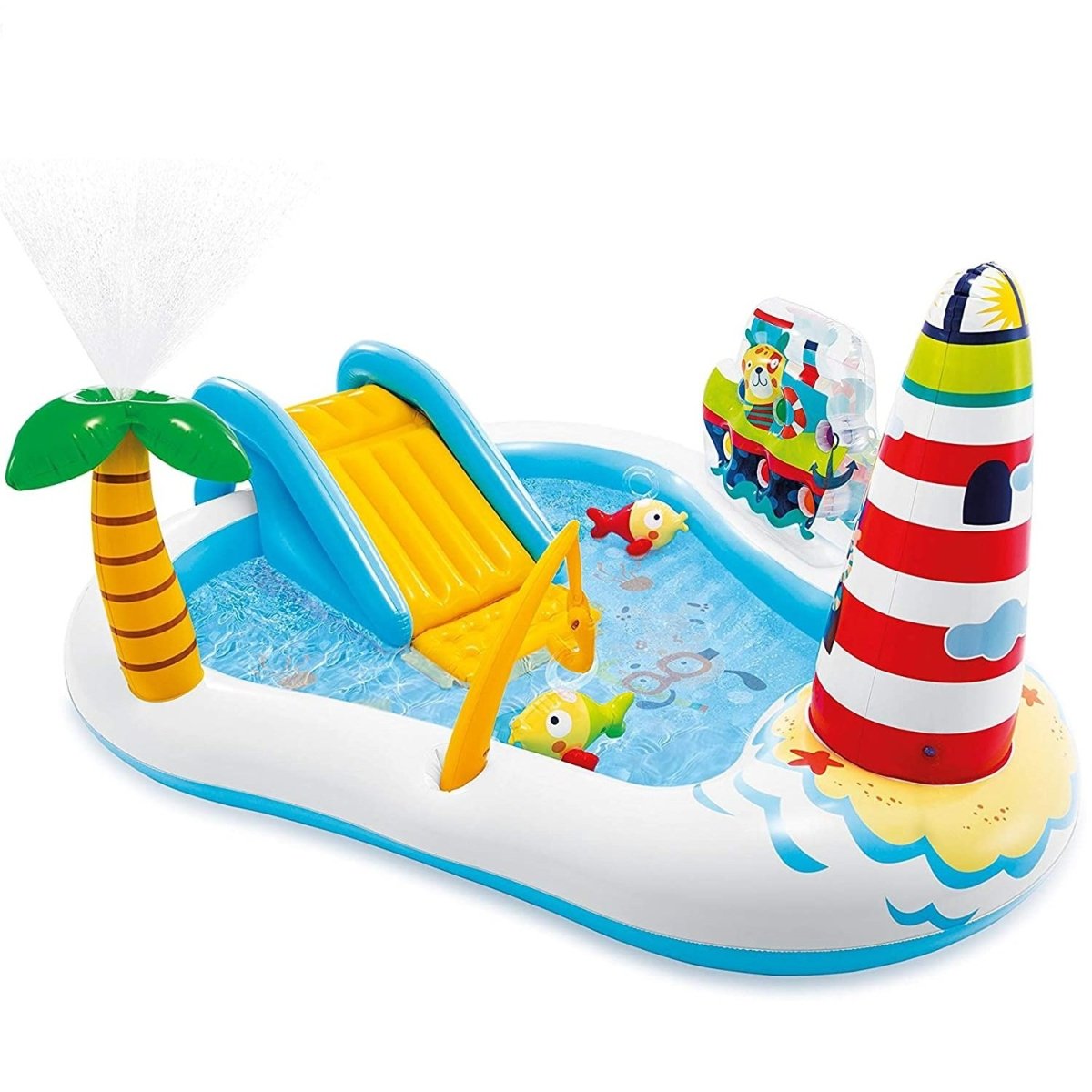 INTEX Fishing Fun Play Center Inflatable Kiddie Pool 57162NP Deals499