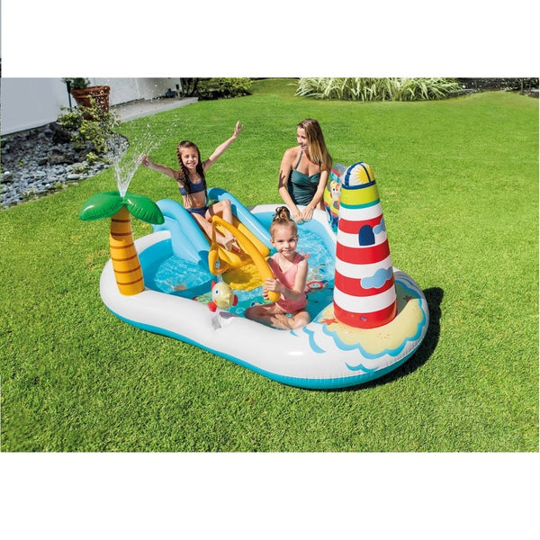 INTEX Fishing Fun Play Center Inflatable Kiddie Pool 57162NP Deals499