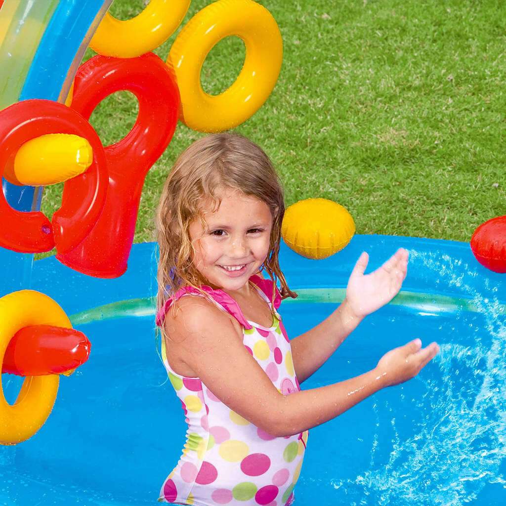 INTEX Inflatable Kids Rainbow Ring Water Play Center Kids AU 57453NP Deals499