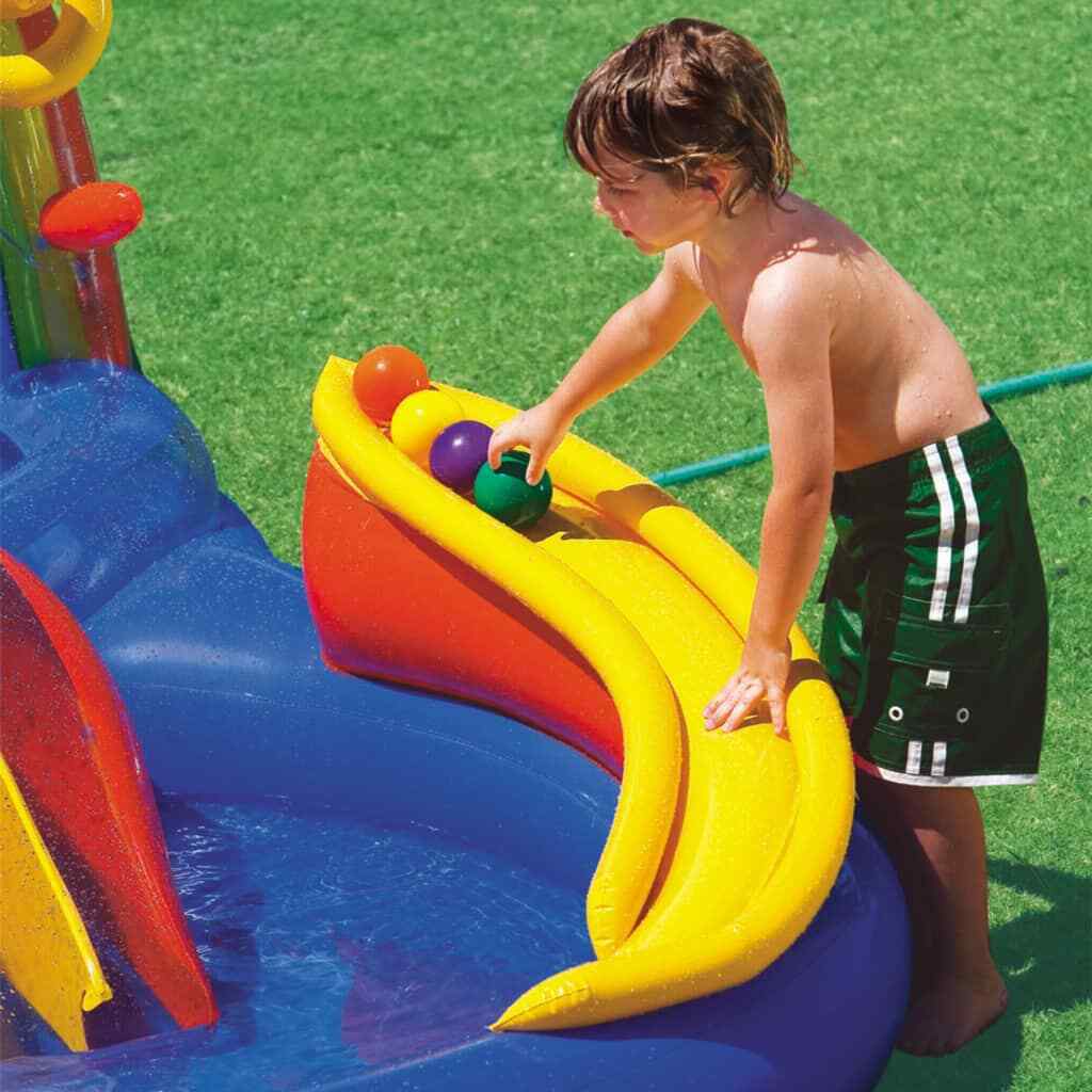 INTEX Inflatable Kids Rainbow Ring Water Play Center Kids AU 57453NP Deals499