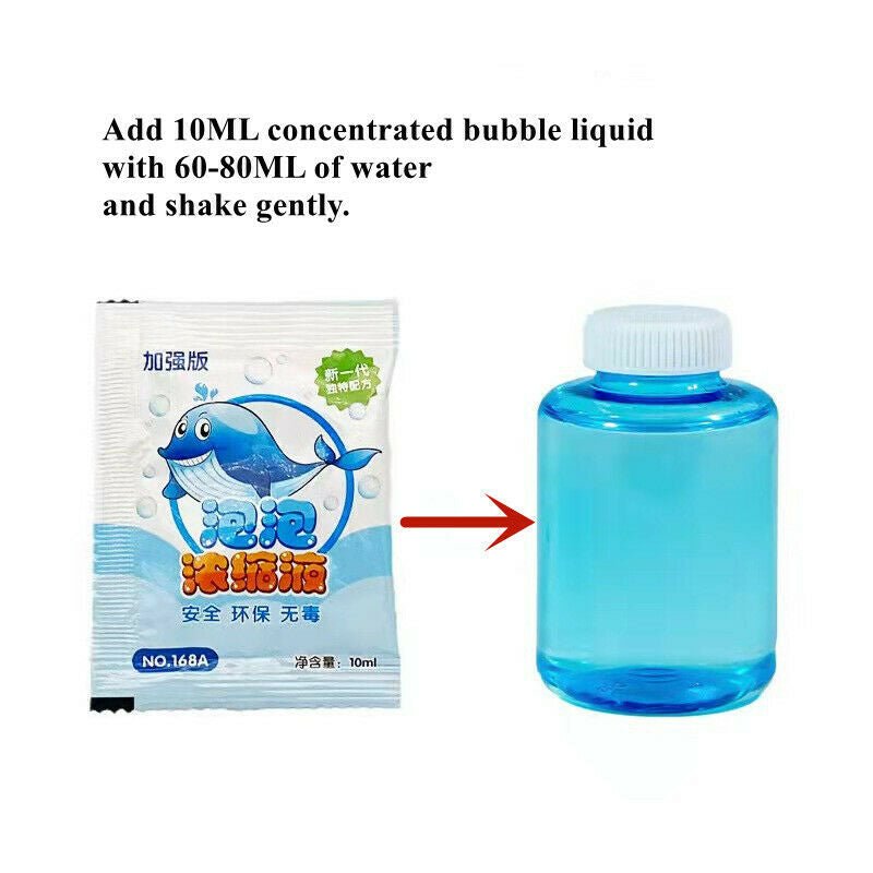 Electric Bubble Gun Machine Soap Bubbles Kids Adults Summer Outdoor Playtime Toy Blue Deals499