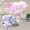 Electric Bubble Gun Machine Soap Bubbles Kids Adults Summer Outdoor Playtime Toy Purple Deals499