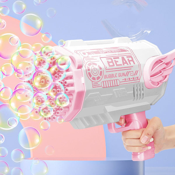 Electric Bubble Gun Machine Soap Bubbles Kids Adults Summer Outdoor Playtime Toy Green Deals499