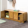 Bamboo Bench Seat Shoe Rack Shoe Bench Storage Bench 99cm Deals499