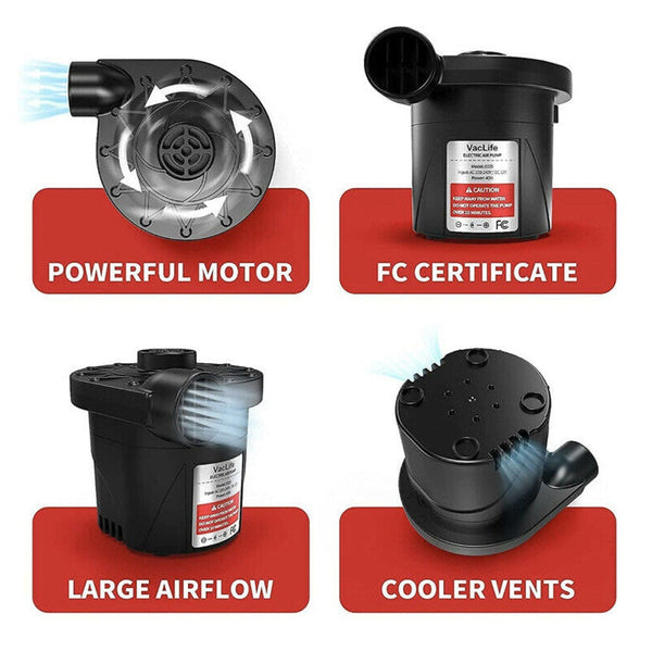 CZ-208 Two Way Electric Pump Inflator / Deflator Portable New in Box from Deals499 at Deals499