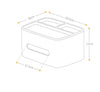 Ecoco Tissue Box Cover Table Napkin Paper Case Car Holder Storage Organizer Dispenser Deals499