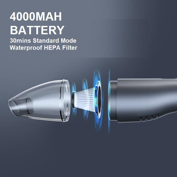 5000Pa Handheld Cordless Car Vacuum Cleaner Powerful Suction Portable Mini Home Wet Dry Deals499