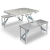 Folding Camping Table with Stools Set Portable Picnic Outdoor Garden BBQ Setting Deals499