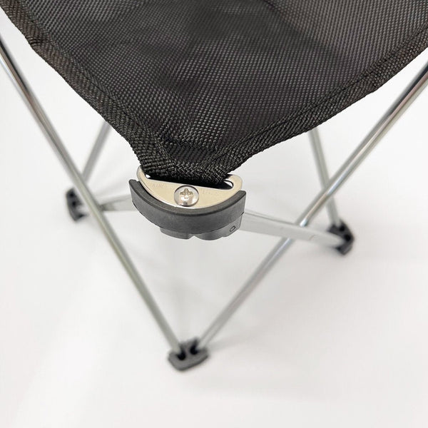 Mini Portable Outdoor Folding Stool Camping Fishing Picnic Chair Seat 80kg Black Deals499