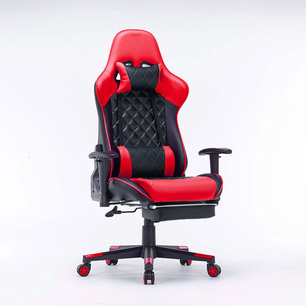 Gaming Chair Ergonomic Racing chair 165° Reclining Gaming Seat 3D Armrest Footrest Black Blue Deals499