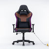 7 RGB Lights Bluetooth Speaker Gaming Chair Ergonomic Racing chair 165° Reclining Gaming Seat 4D Armrest Footrest Black Red Deals499