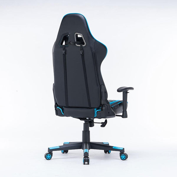 Gaming Chair Ergonomic Racing chair 165° Reclining Gaming Seat 3D Armrest Footrest Black Deals499
