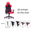Gaming Chair Ergonomic Racing chair 165° Reclining Gaming Seat 3D Armrest Footrest Black Deals499