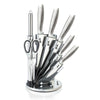 Stainless Steel 8PC Kitchen Chef Knife Block Set Knives Scissor Sharpener AU Deals499