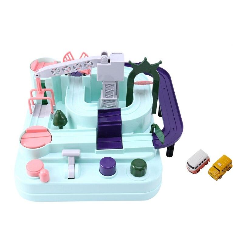 Rail Car Train Track Toys for Kids Boys Girls Xmas Gifts Racing Cars Mechanical Adventure Brain Table Game Deals499