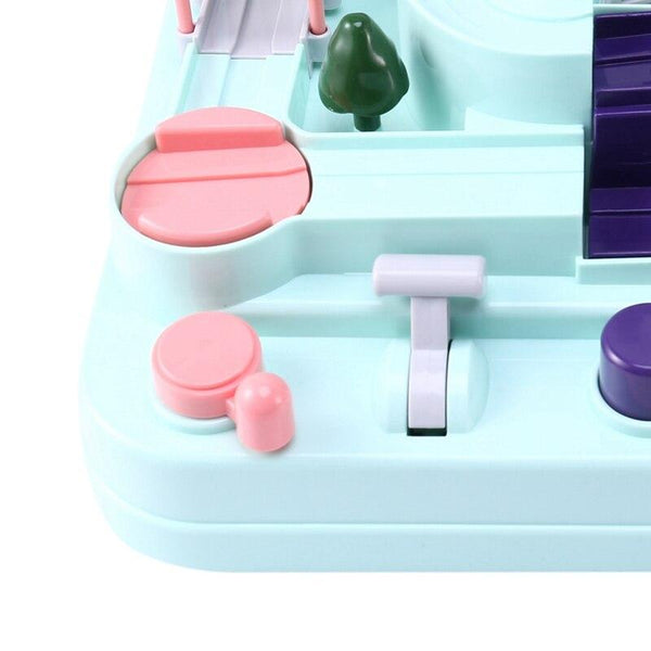 Rail Car Train Track Toys for Kids Boys Girls Xmas Gifts Racing Cars Mechanical Adventure Brain Table Game Deals499