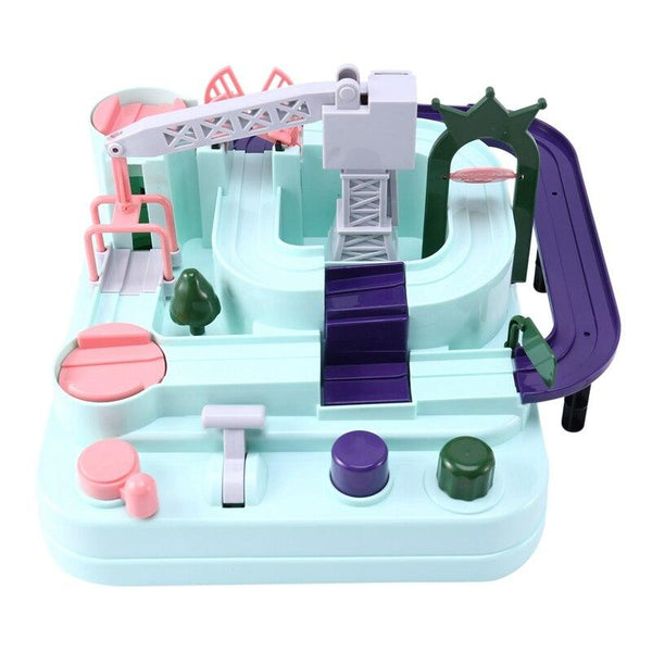 Rail Car Train Track Toys for Kids Boys Girls Xmas Gifts Racing Cars Mechanical Adventure Brain Table Game Deals499