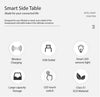 Smart Bedside Tables Side 3 Drawers Wireless Charging Nightstand LED Light USB Right Hand Connection Deals499