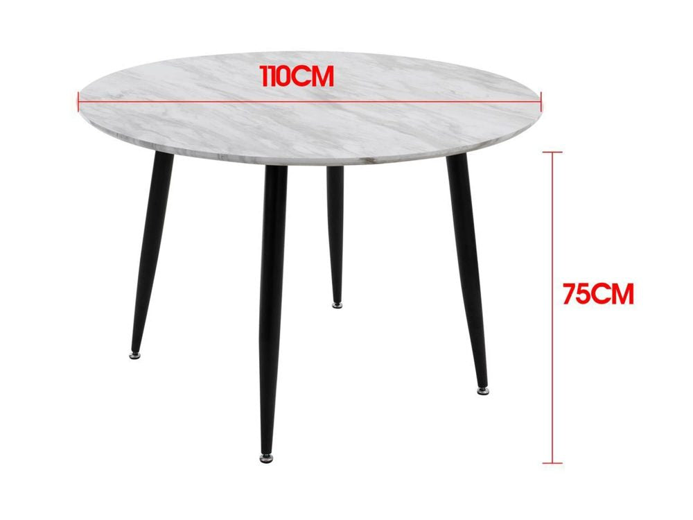 Round MDF Marbling Dining Table Deals499