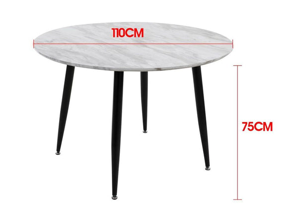 Round MDF Marbling Dining Table Deals499